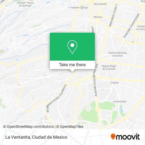 Mapa de La Ventanita
