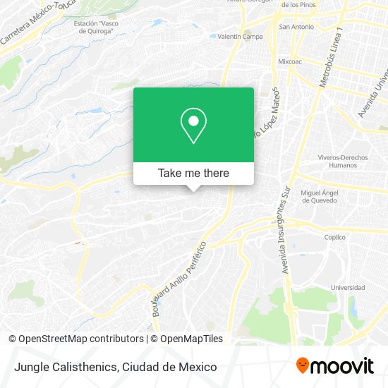 Jungle Calisthenics map