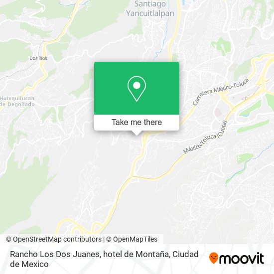 Rancho Los Dos Juanes, hotel de Montaña map