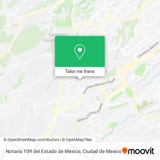 Notaría 109 del Estado de México map