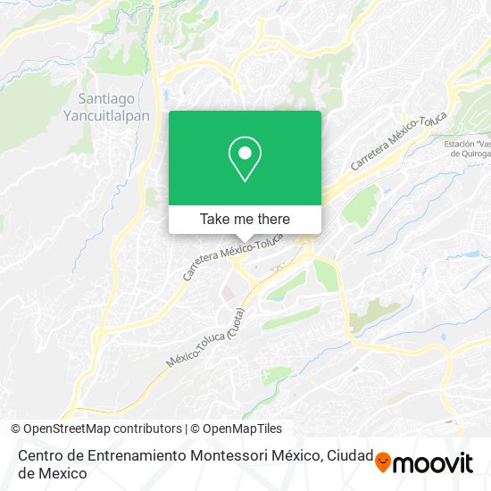 Centro de Entrenamiento Montessori México map