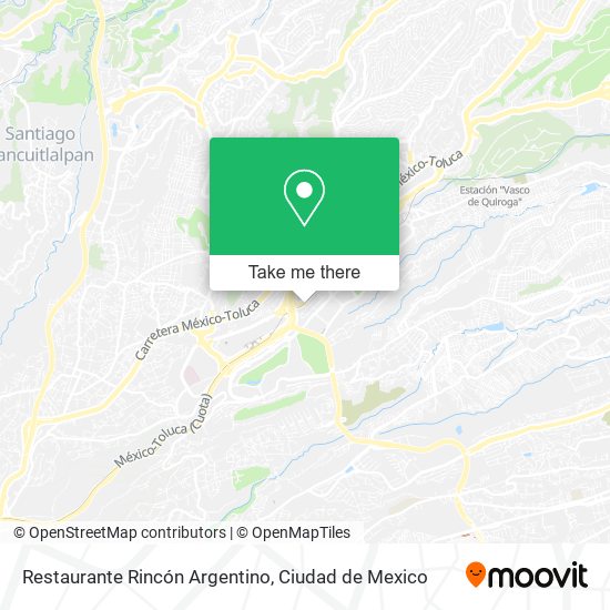 Mapa de Restaurante Rincón Argentino