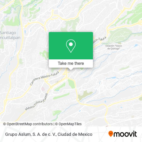 Mapa de Grupo Aslum, S. A. de c. V.
