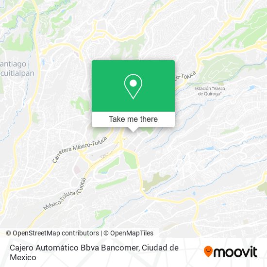 Mapa de Cajero Automático Bbva Bancomer