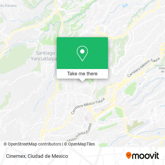 Cinemex map