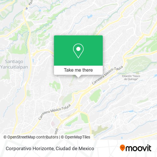 Corporativo Horizonte map