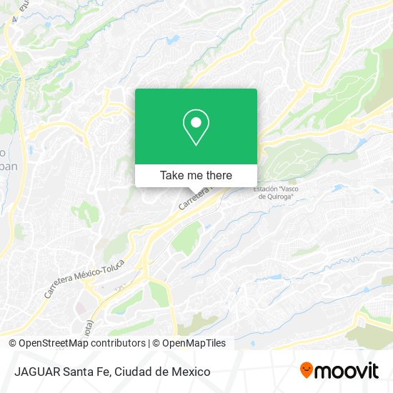 JAGUAR Santa Fe map