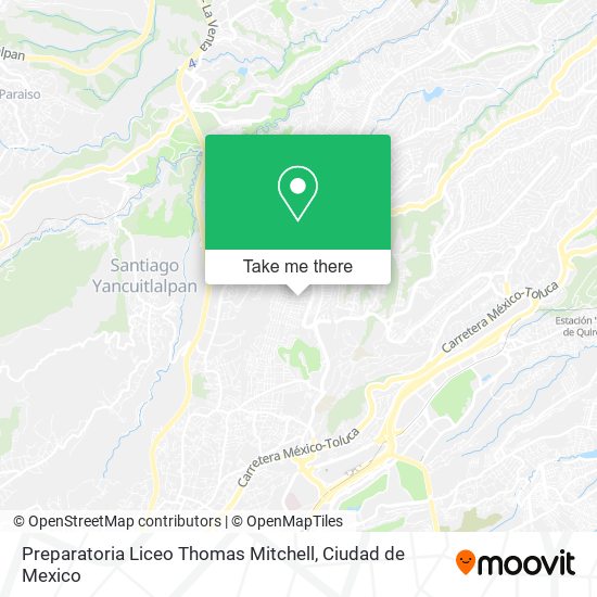 Mapa de Preparatoria Liceo Thomas Mitchell