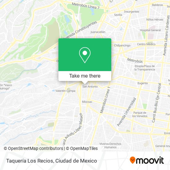 Taquería Los Recios map