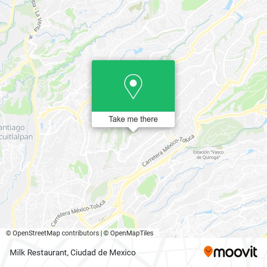 Milk Restaurant map