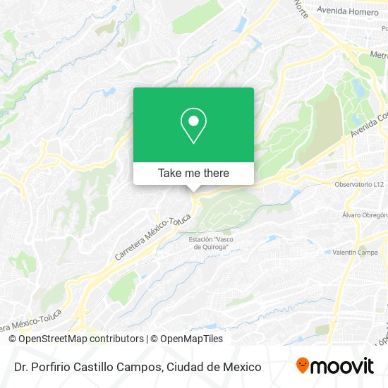 Dr. Porfirio Castillo Campos map