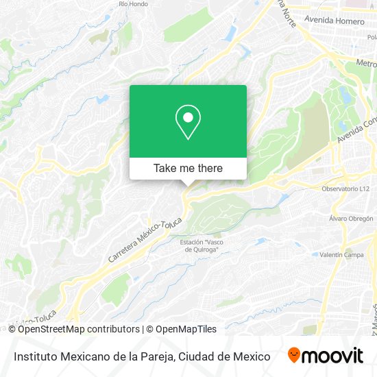 Instituto Mexicano de la Pareja map