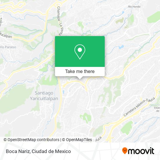 Mapa de Boca Nariz