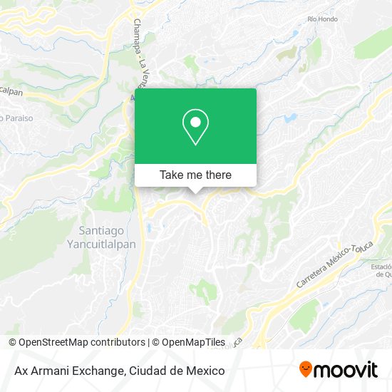 Mapa de Ax Armani Exchange