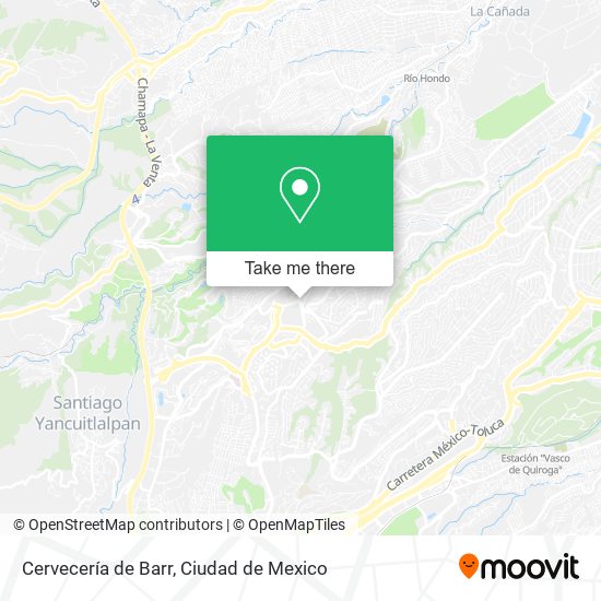 Cervecería de Barr map