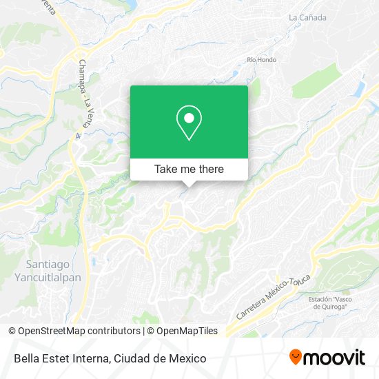 Mapa de Bella Estet Interna