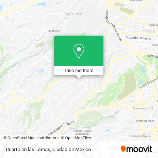 Mapa de Cuarto en las Lomas