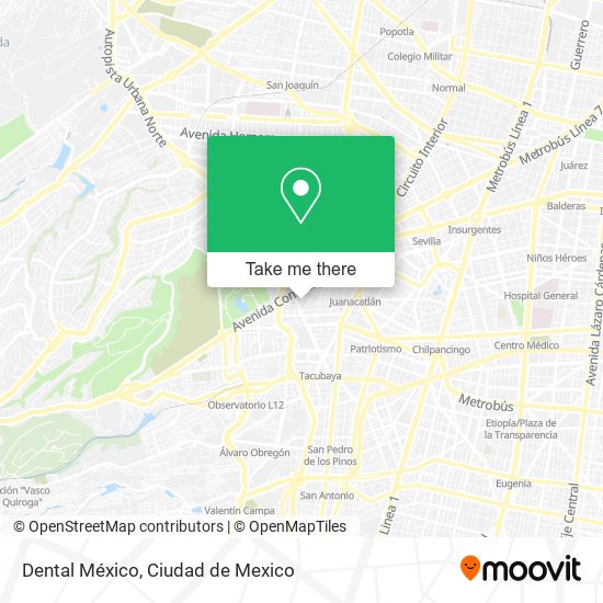 Dental México map
