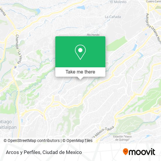Mapa de Arcos y Perfiles