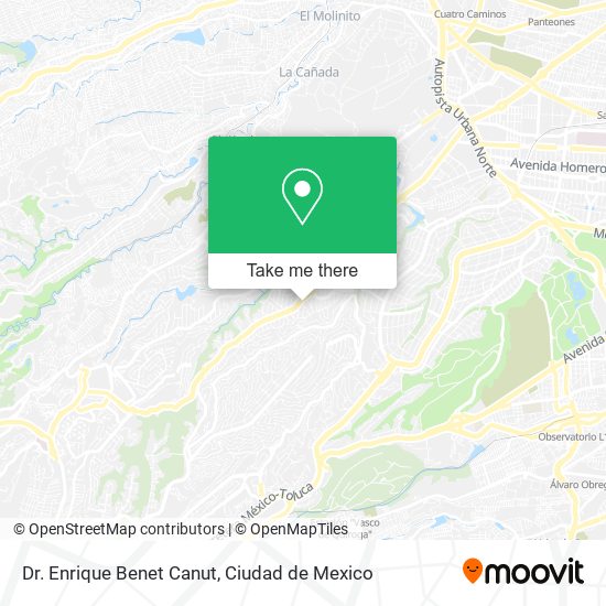 Dr. Enrique Benet Canut map