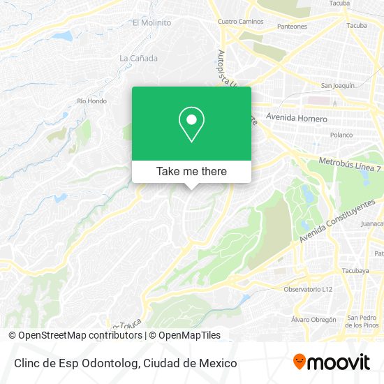 Mapa de Clinc de Esp Odontolog
