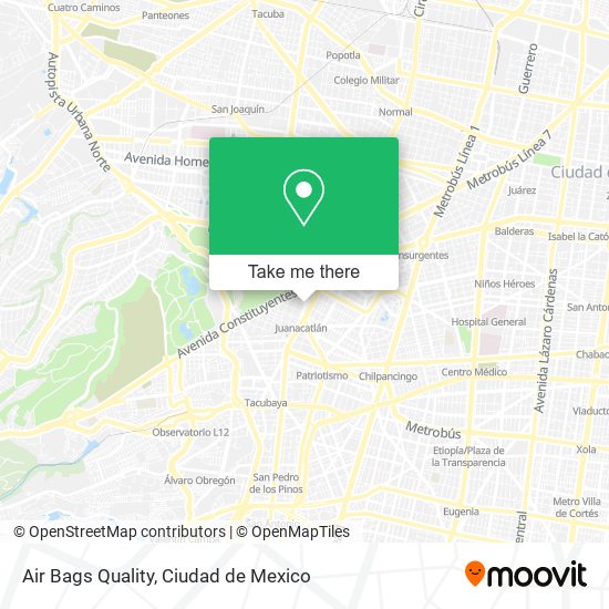 Mapa de Air Bags Quality