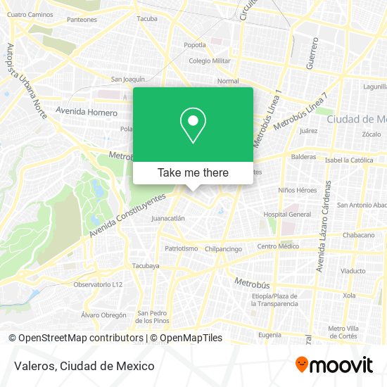 Mapa de Valeros