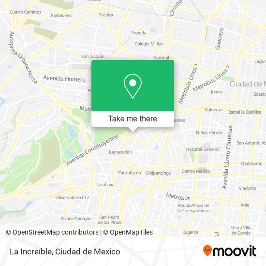 La Increíble map