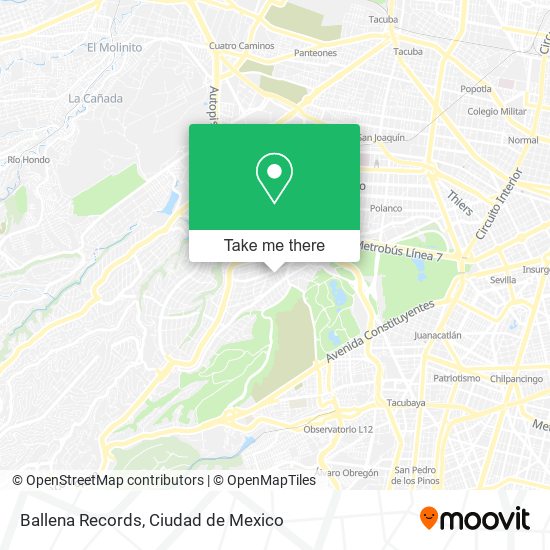 Ballena Records map