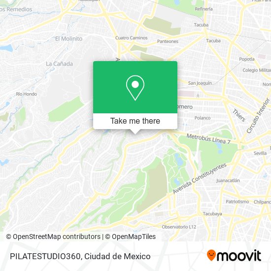 PILATESTUDIO360 map