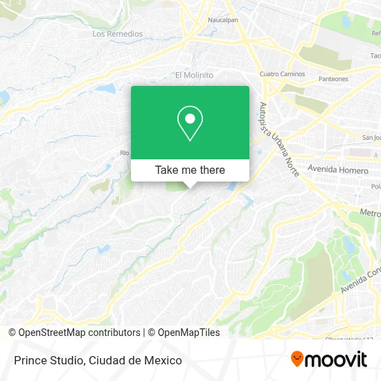 Prince Studio map