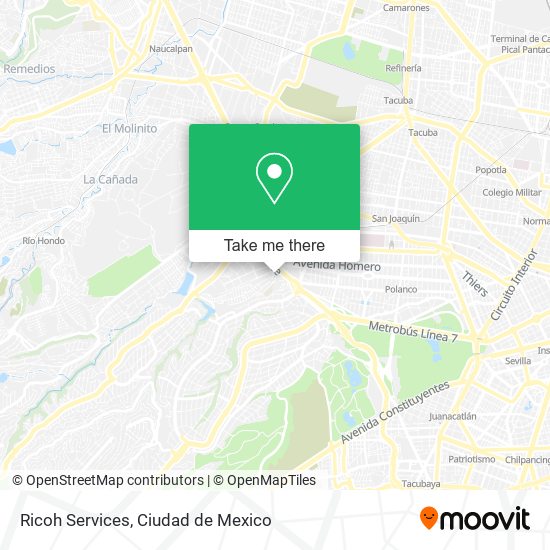 Mapa de Ricoh Services