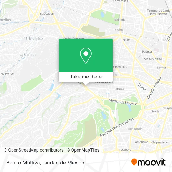 Banco Multiva map