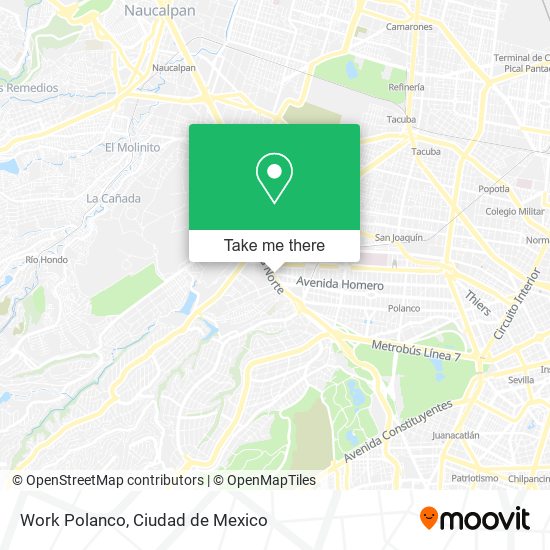 Mapa de Work Polanco