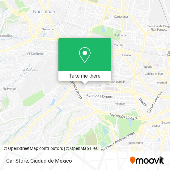 Car Store map