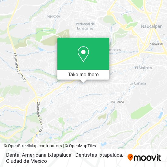 Dental Americana Ixtapaluca - Dentistas Ixtapaluca map