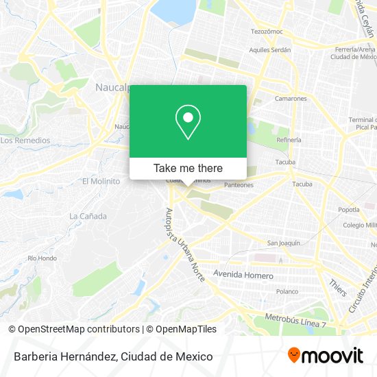 Mapa de Barberia Hernández