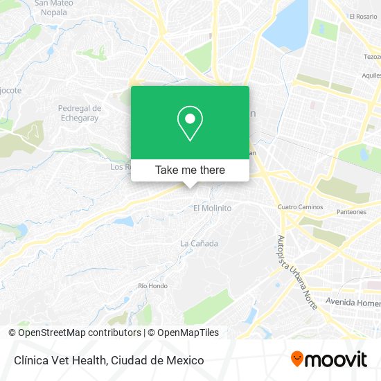 Clínica Vet Health map