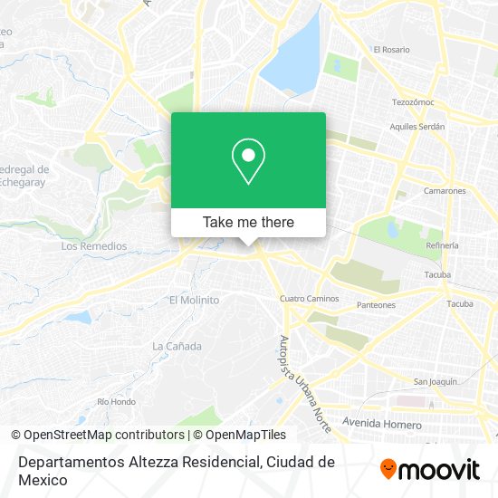 Departamentos Altezza Residencial map