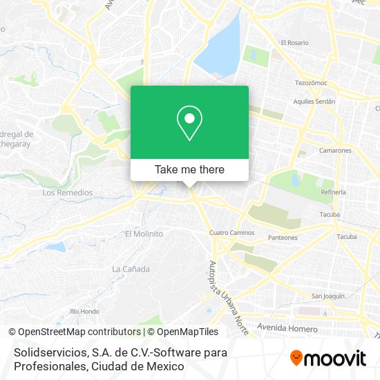 Mapa de Solidservicios, S.A. de C.V.-Software para Profesionales