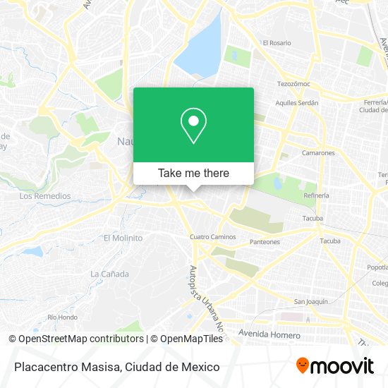 Mapa de Placacentro Masisa