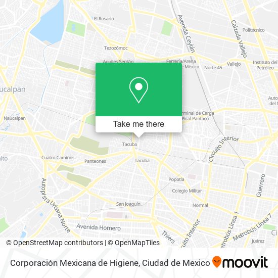 Corporación Mexicana de Higiene map