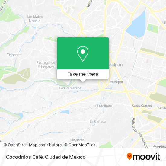 Cocodrilos Café map