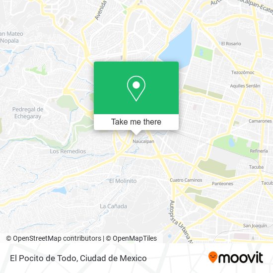 El Pocito de Todo map