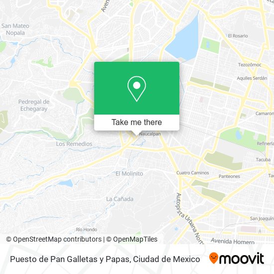 Puesto de Pan Galletas y Papas map