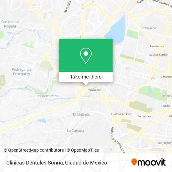 Mapa de Clinicas Dentales Sonría