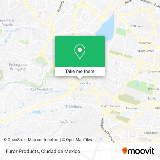 Furor Products map