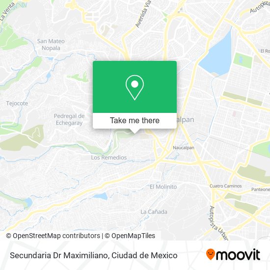Secundaria Dr Maximiliano map