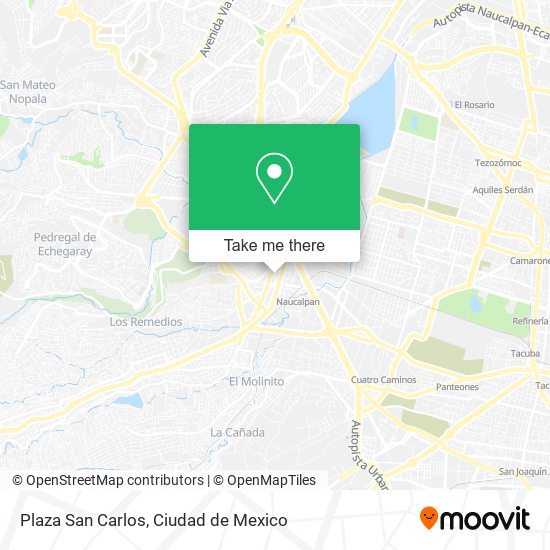 Plaza San Carlos map