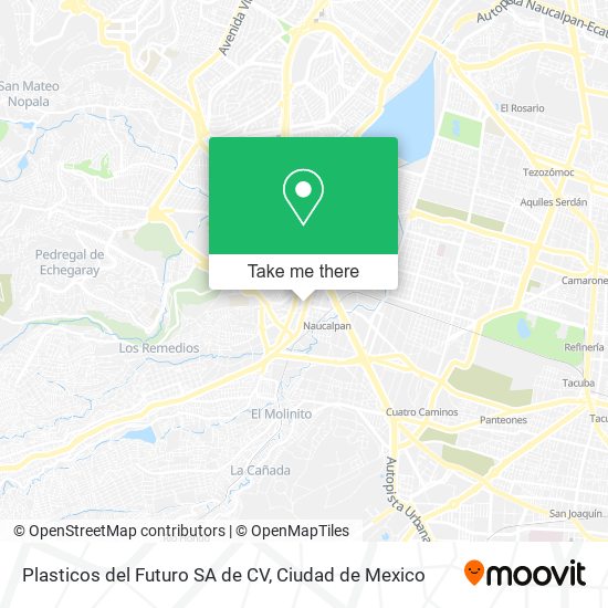 Plasticos del Futuro SA de CV map